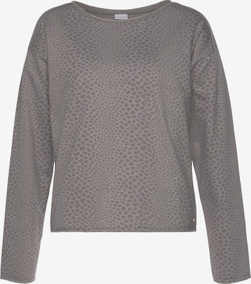 LASCANA Sweatshirt in Grey: front