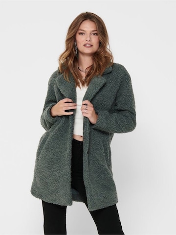 Covered Wintermantel 'Frida' in Groen: voorkant