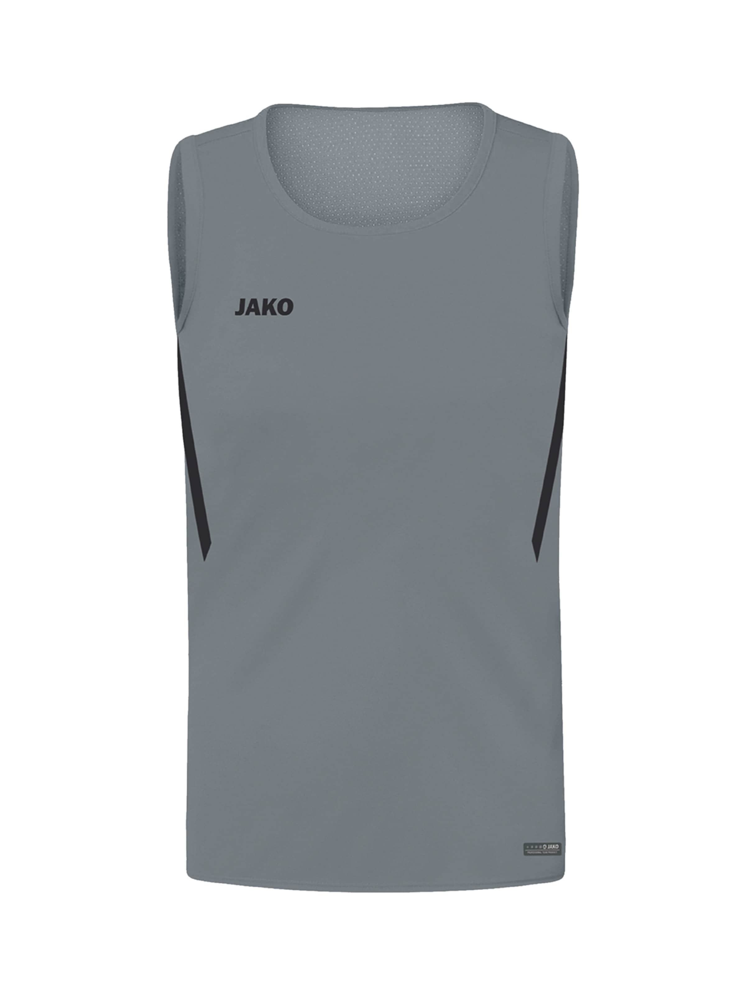 JAKO Funkčné tričko - Sivá: predná strana