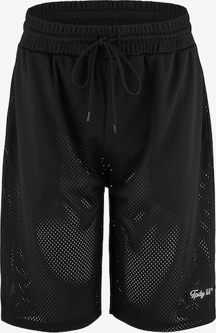 trueprodigy Loosefit Housut 'Allen' värissä musta: etupuoli