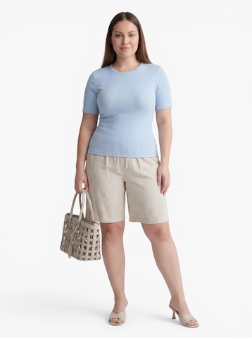 Tricou 'CARVAL' de la ONLY Carmakoma pe albastru