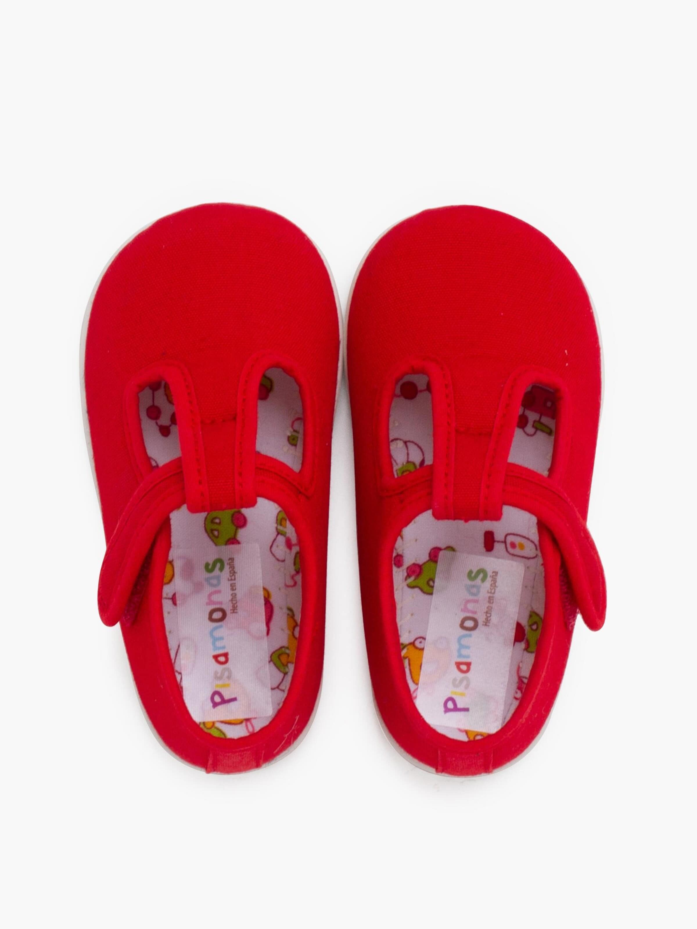 Pisamonas First-Step Shoes in Red
