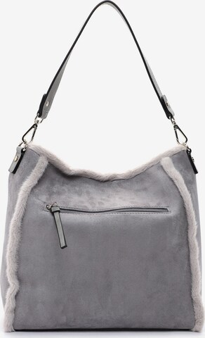 TAMARIS Shoulder Bag 'Hobo' in Grey