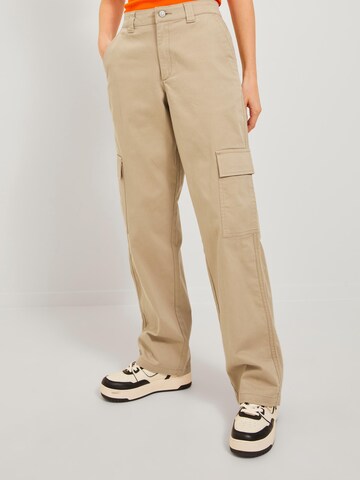 Loosefit Pantalon cargo 'KENDAL' JJXX en beige : devant