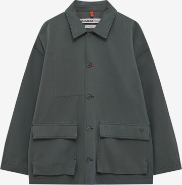 Pull&Bear Between-Season Jacket in Green: front