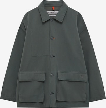 Pull&Bear Between-Season Jacket in Green: front