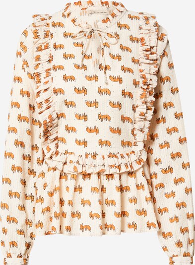 Stella Nova Blouse 'Carli' in Beige / Dark orange / White, Item view