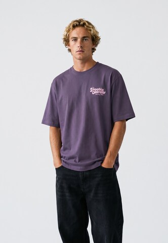On Vacation Shirt 'Smoothie Operator' in Purple: front