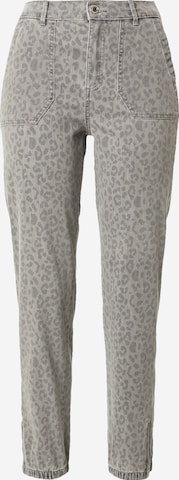 Marks & Spencer Tapered Broek in Grijs: voorkant