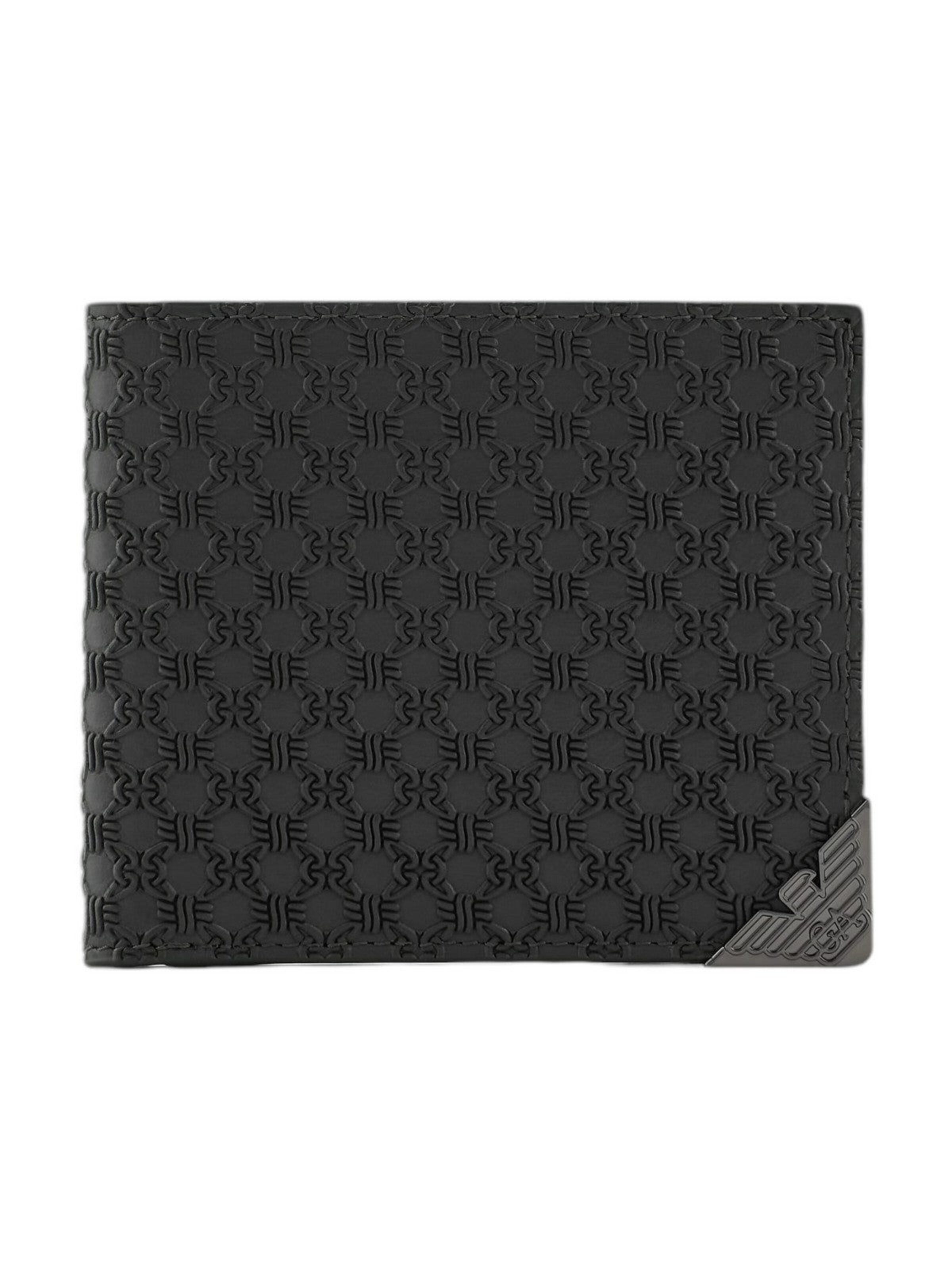 Emporio Armani Wallet in Black: front