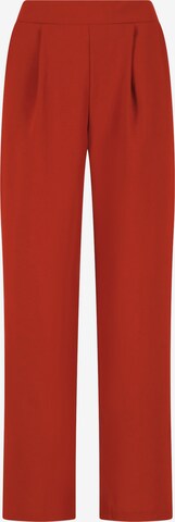 LolaLiza Wide leg Pleat-front trousers 'Wide' in Red: front