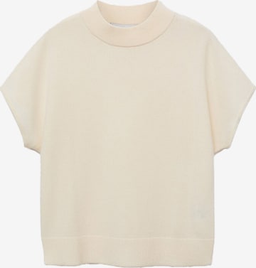 MANGO Sveter 'LIBRA' - Béžová: predná strana