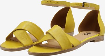 usha BLUE LABEL Strap Sandals in Yellow