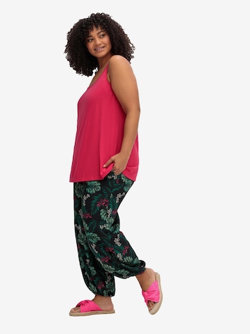 SHEEGO - Loosefit Pantalón en verde