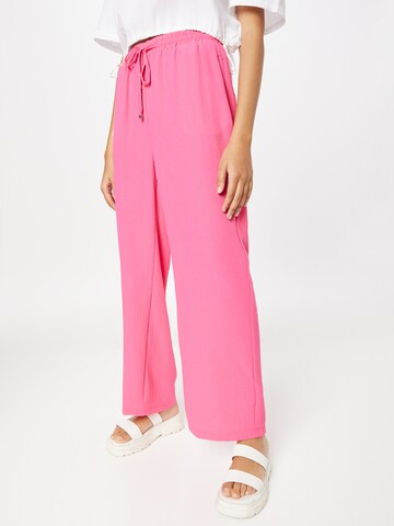 SISTERS POINT Loose fit Pants 'VARIA' in Pink: front