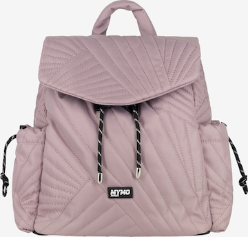 myMo ATHLSR Backpack in Pink: front
