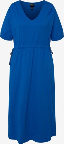 Ulla Popken - Vestido en azul: frente