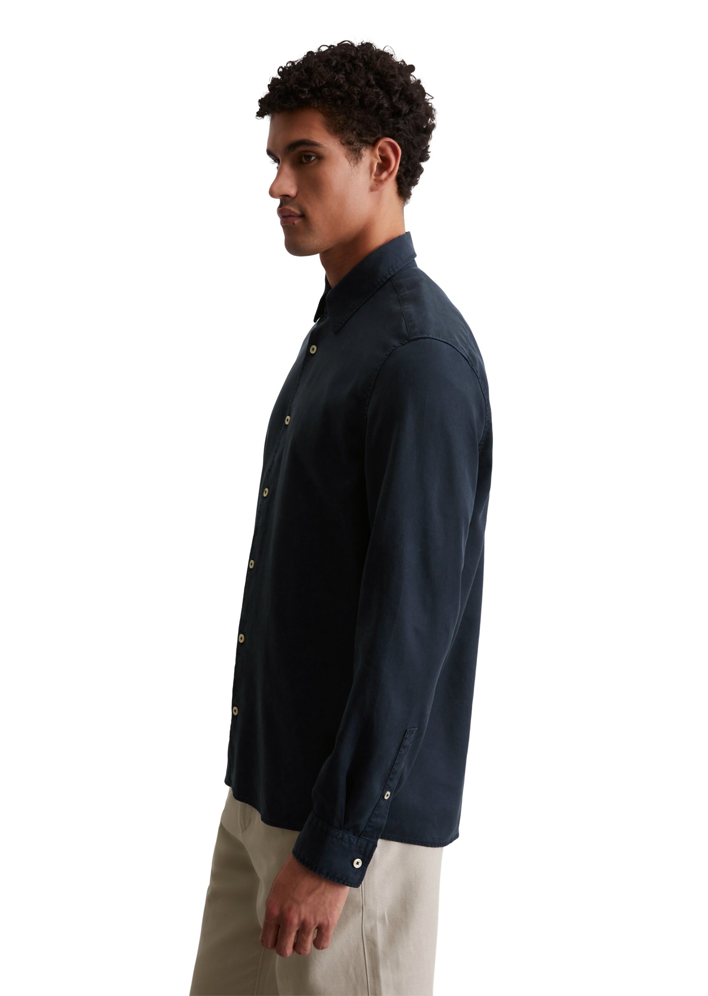 Marc O'Polo Slim fit Overhemd in Blauw