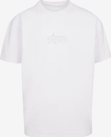 T-Shirt 'Valentines' F4NT4STIC en blanc : devant