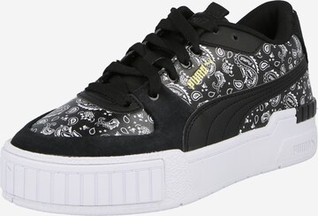 PUMA סניקרס נמוכות 'Cali Sport Wn’s Paisley' בשחור: מלפנים