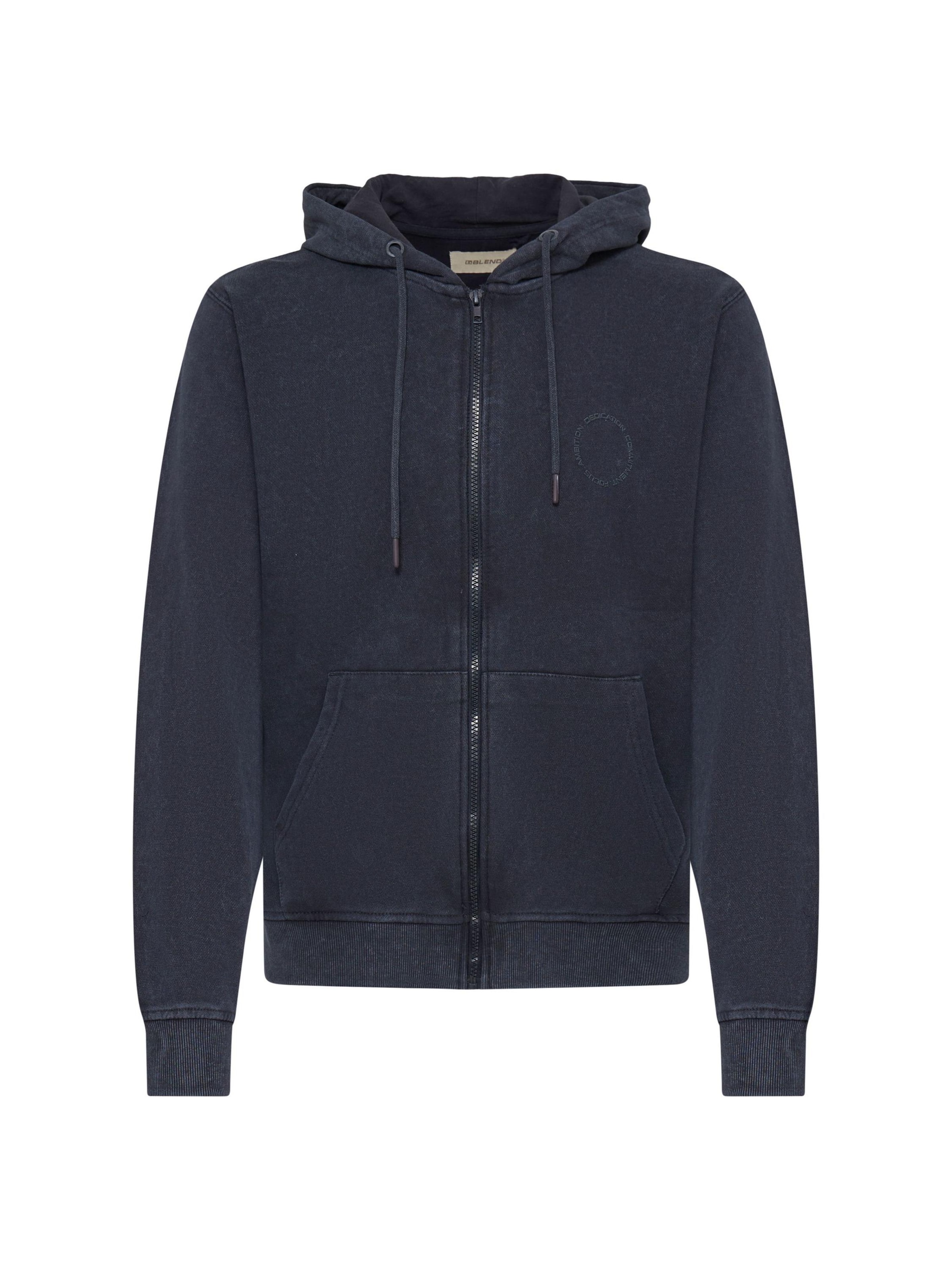 BLEND Sweatjacka 'BHFactor' i blå: framsida