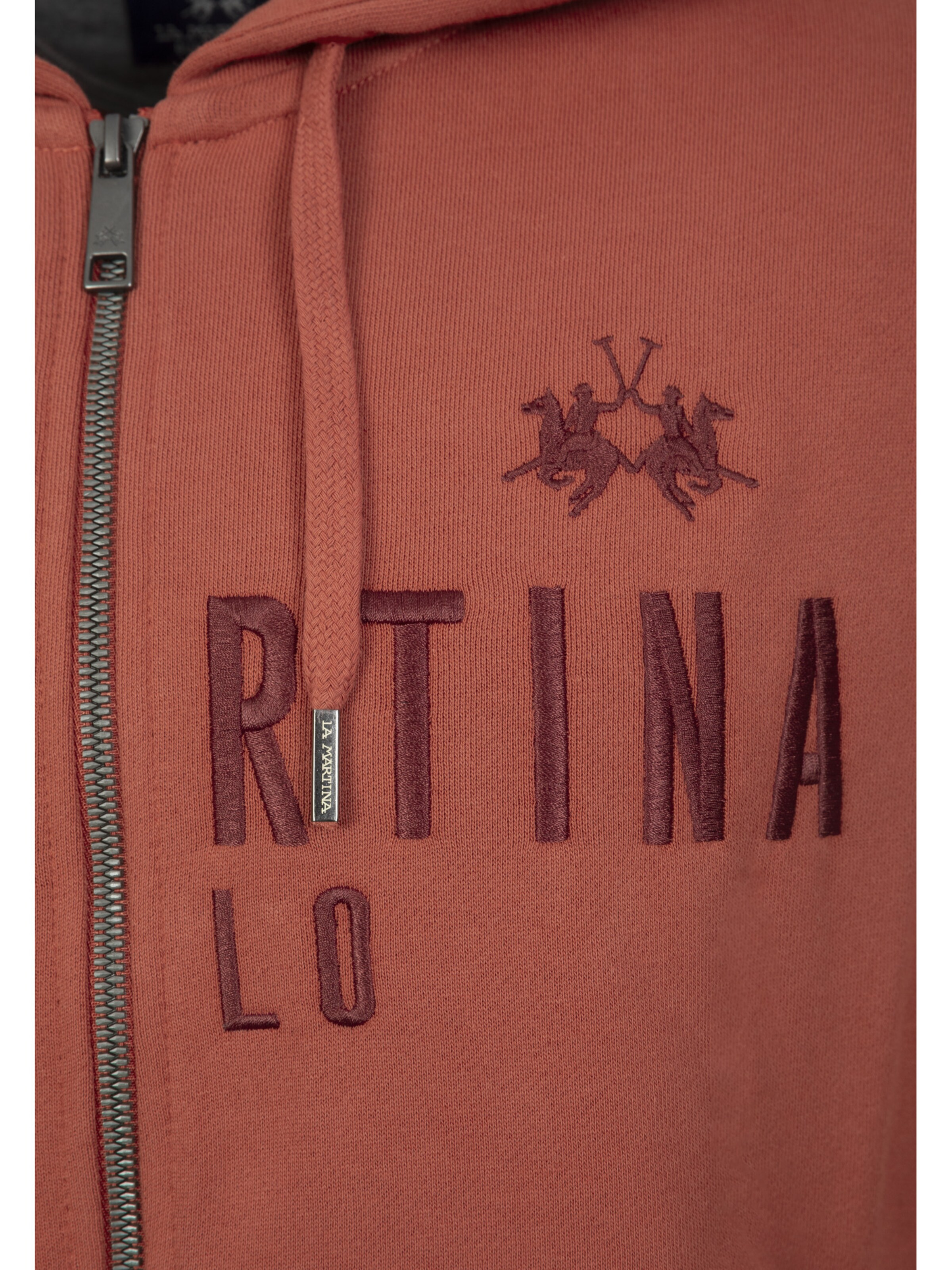 Giacca di felpa 'MBF305' di La Martina in arancione