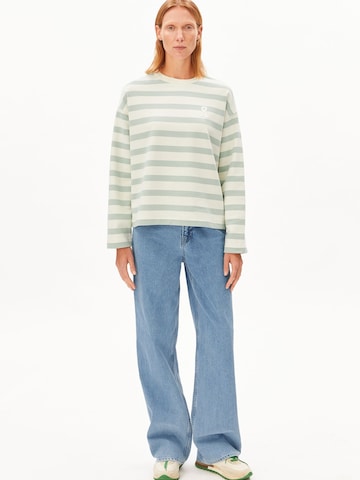 ARMEDANGELS Sweatshirt in Grün