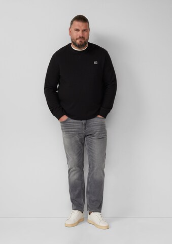 s.Oliver Sweatshirt in Schwarz