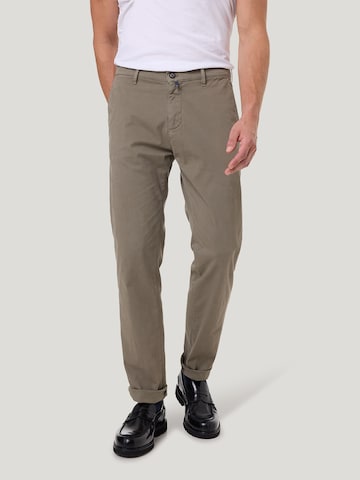 PIERRE CARDIN Slimfit Chinohose PC-Colmar in Grün: Vorderseite