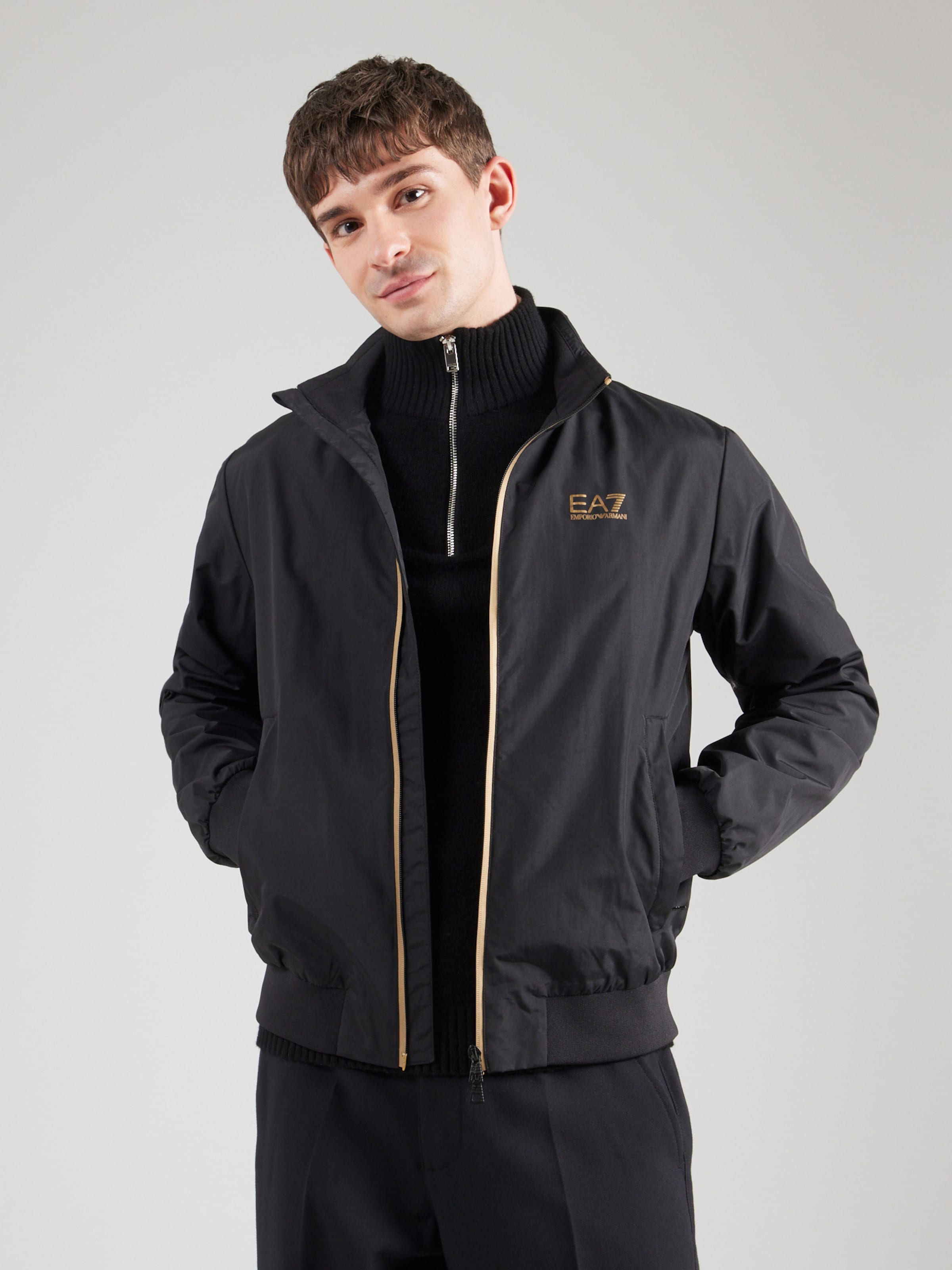 EA7 Emporio Armani Between-Season Jacket 'Core Identity' in Black