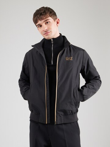 EA7 Emporio Armani Демисезонная куртка в Черный: спереди