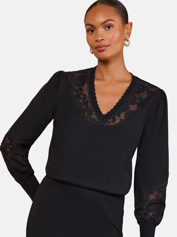 love & roses Sweater in Black: front