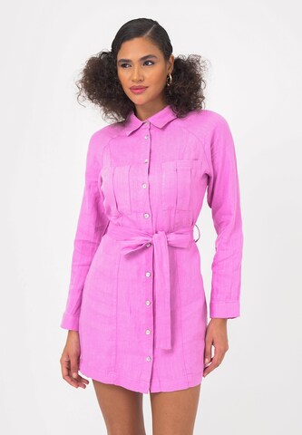 FRESHLIONS Hemdkleid 'Belinda' in Rot
