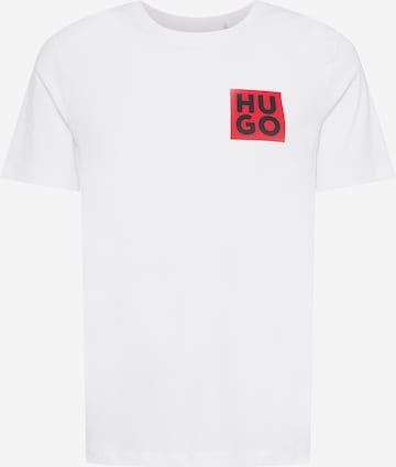 HUGO Red T-Shirt 'Detzington' in Weiß: predná strana