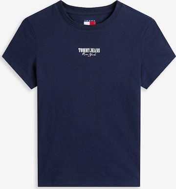 Tommy Jeans T-shirt 'Essential' i blå: framsida