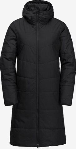 JACK WOLFSKIN Funktionsmantel 'DEUTZER' in Schwarz: predná strana