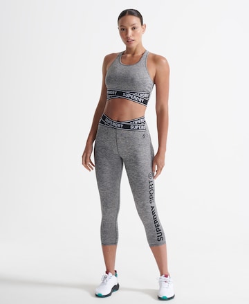 Superdry Bralette Sports Bra in Grey