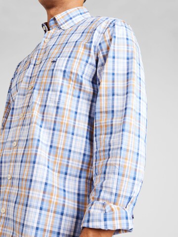 FYNCH-HATTON Regular fit Button Up Shirt in Blue