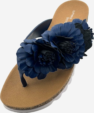 Mule Scarpa en bleu : devant