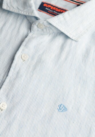 Superdry Regular fit Overhemd 'Vacation' in Blauw