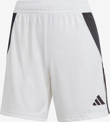 ADIDAS PERFORMANCE Sportbroek 'Tiro 24' in Wit: voorkant