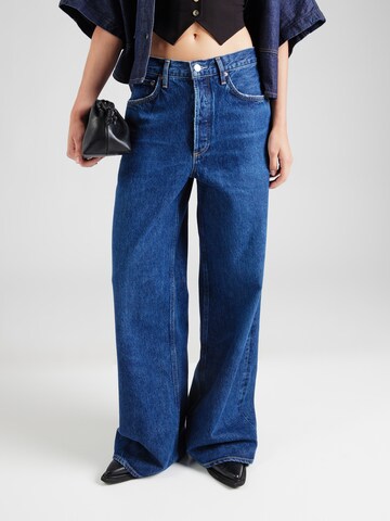 Wide leg Jeans di AGOLDE in blu: frontale