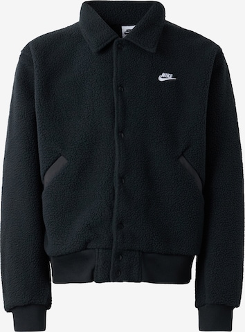 Nike SportswearGornji dio trenirke 'CLUB' - crna boja: prednji dio