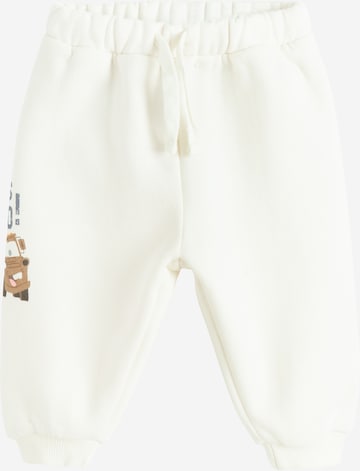 Cool Club Tapered Housut 'CARS' värissä valkoinen: etupuoli