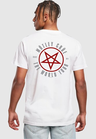 T-Shirt 'Motley Crue - Bolt World Tour' Merchcode en blanc