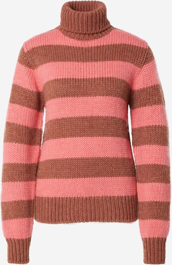 Guido Maria Kretschmer Collection Sweater 'Suki' in Brown / Coral, Item view