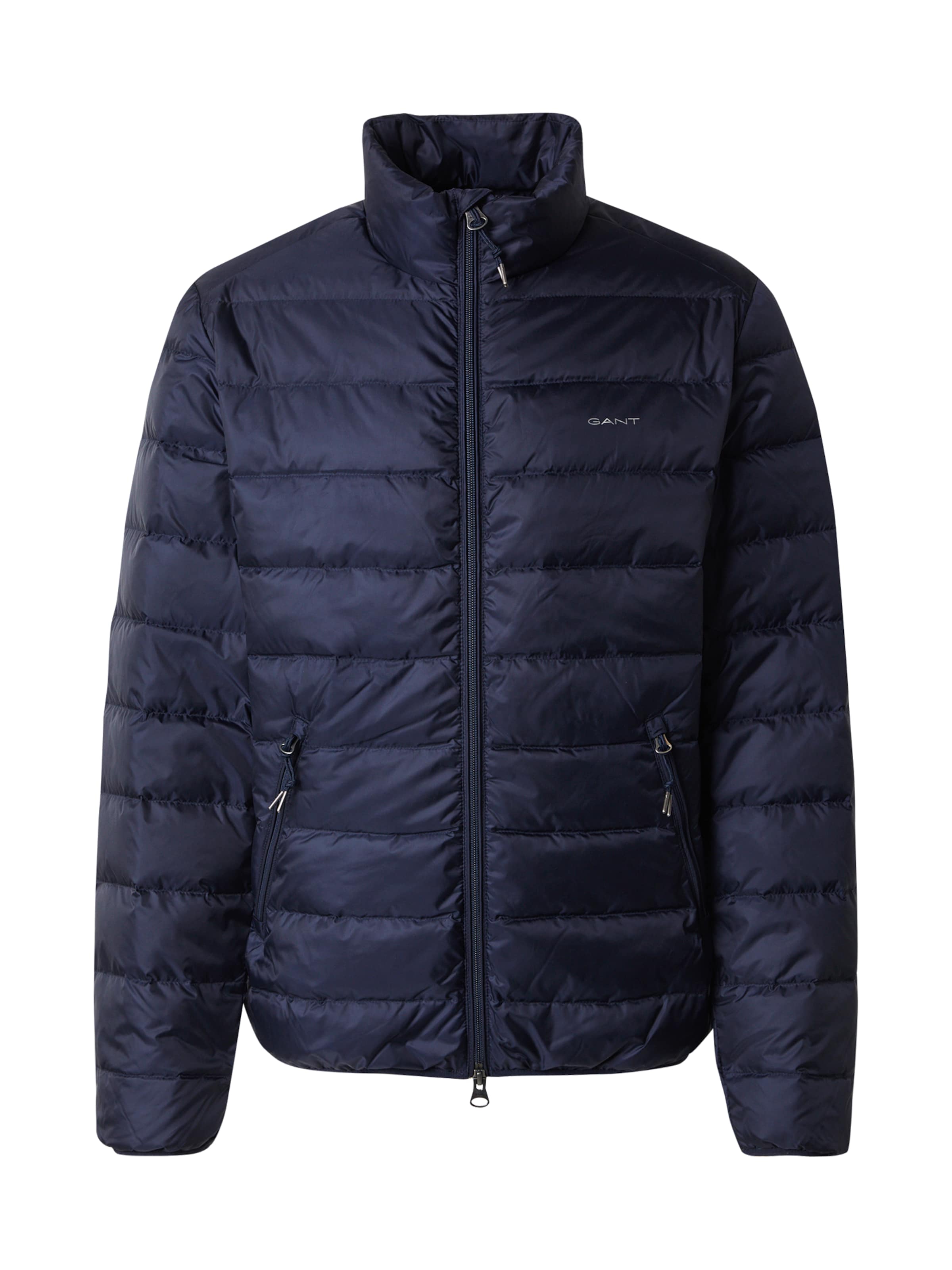 GANT Φθινοπωρινό και ανοιξιάτικο μπουφάν σε μπλε: μπροστά