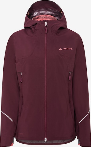 VAUDE Outdoorjas 'Yaras' in Rood: voorkant