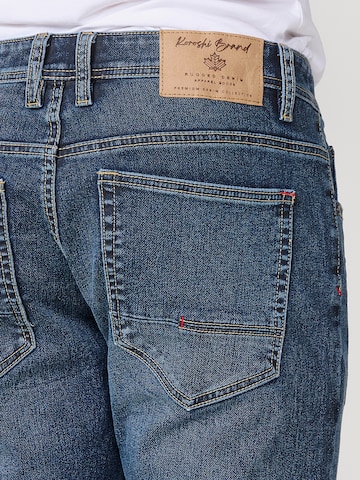 KOROSHI Slimfit Jeans i blå