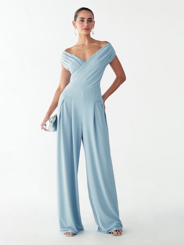 BWLDR Jumpsuit in Blauw: voorkant